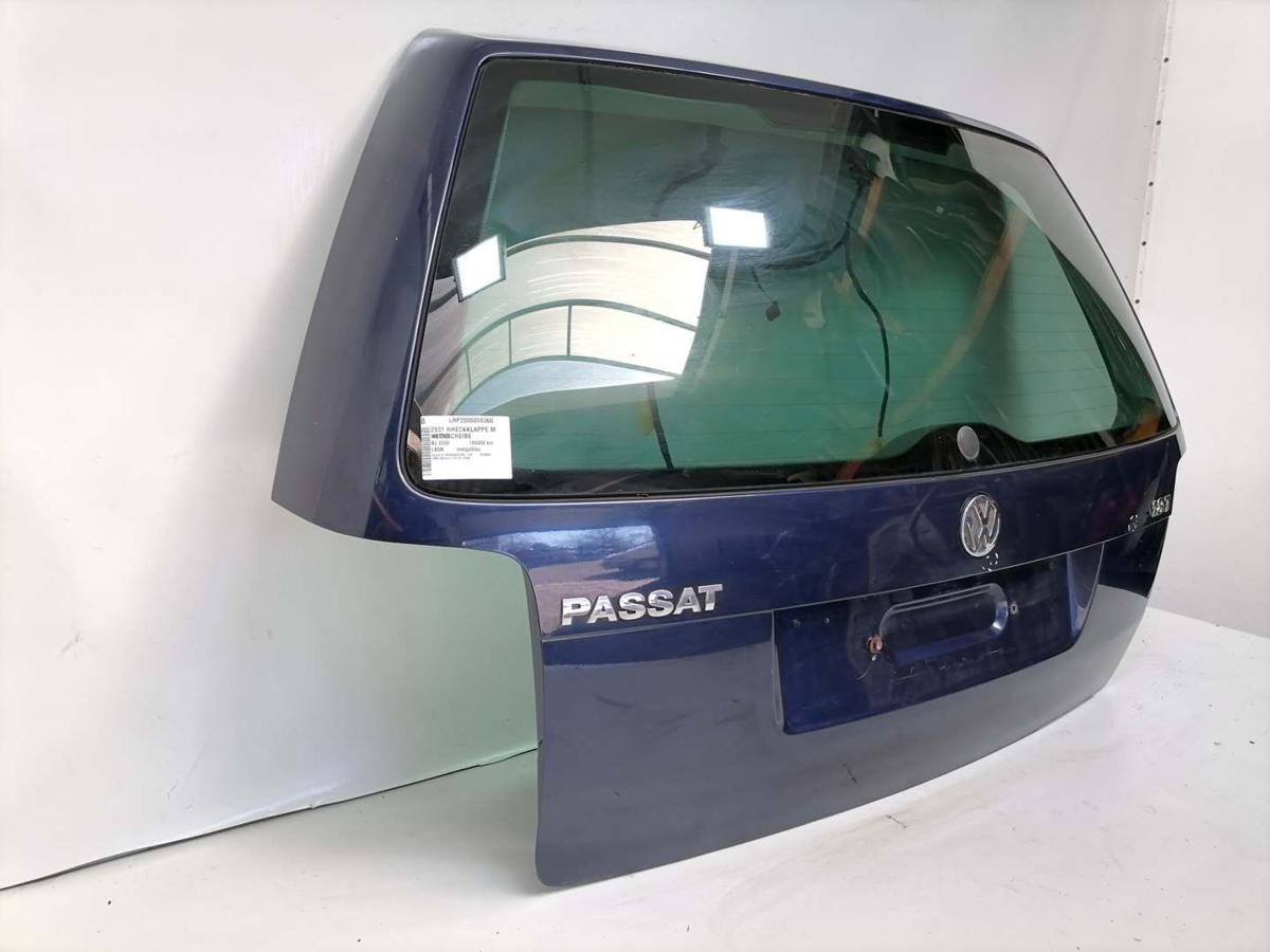 VW Passat 3BG original Heckklappe mit Heckscheibe LB5N Indigoblau Kombi Bj.2002